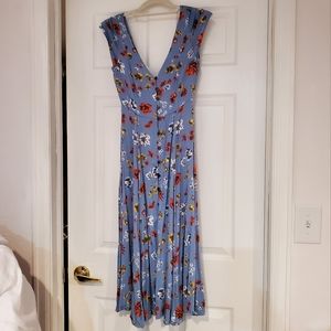 UO Urban Outfitters floral midi dress XS